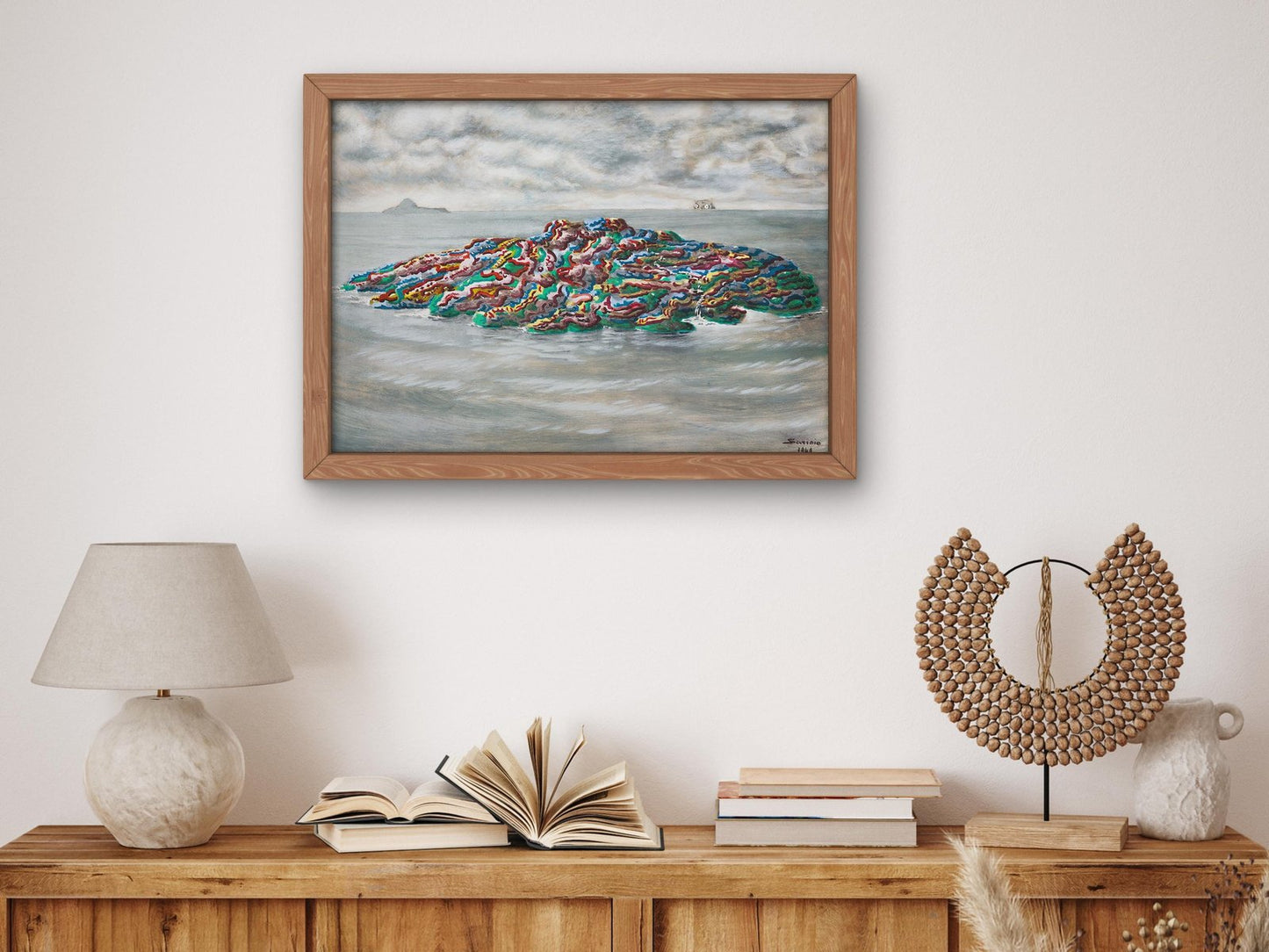 L'Isola Preziosa by Alberto Savinio, 1949, Surrealism and Modern Art, fine art print