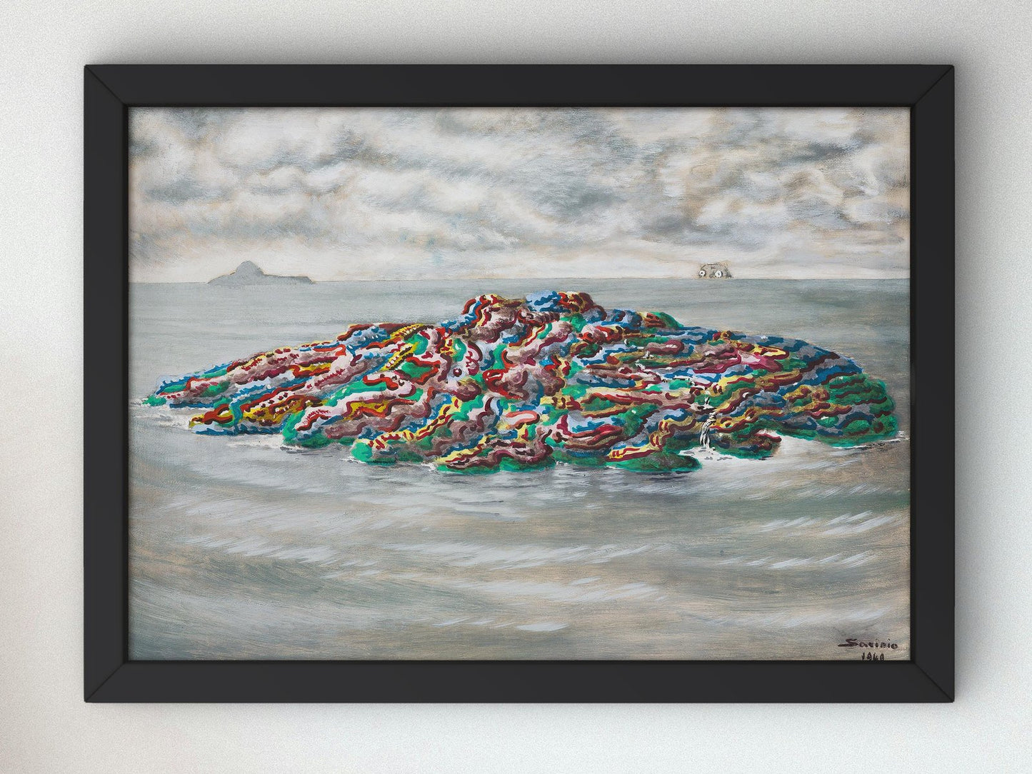L'Isola Preziosa by Alberto Savinio, 1949, Surrealism and Modern Art, fine art print