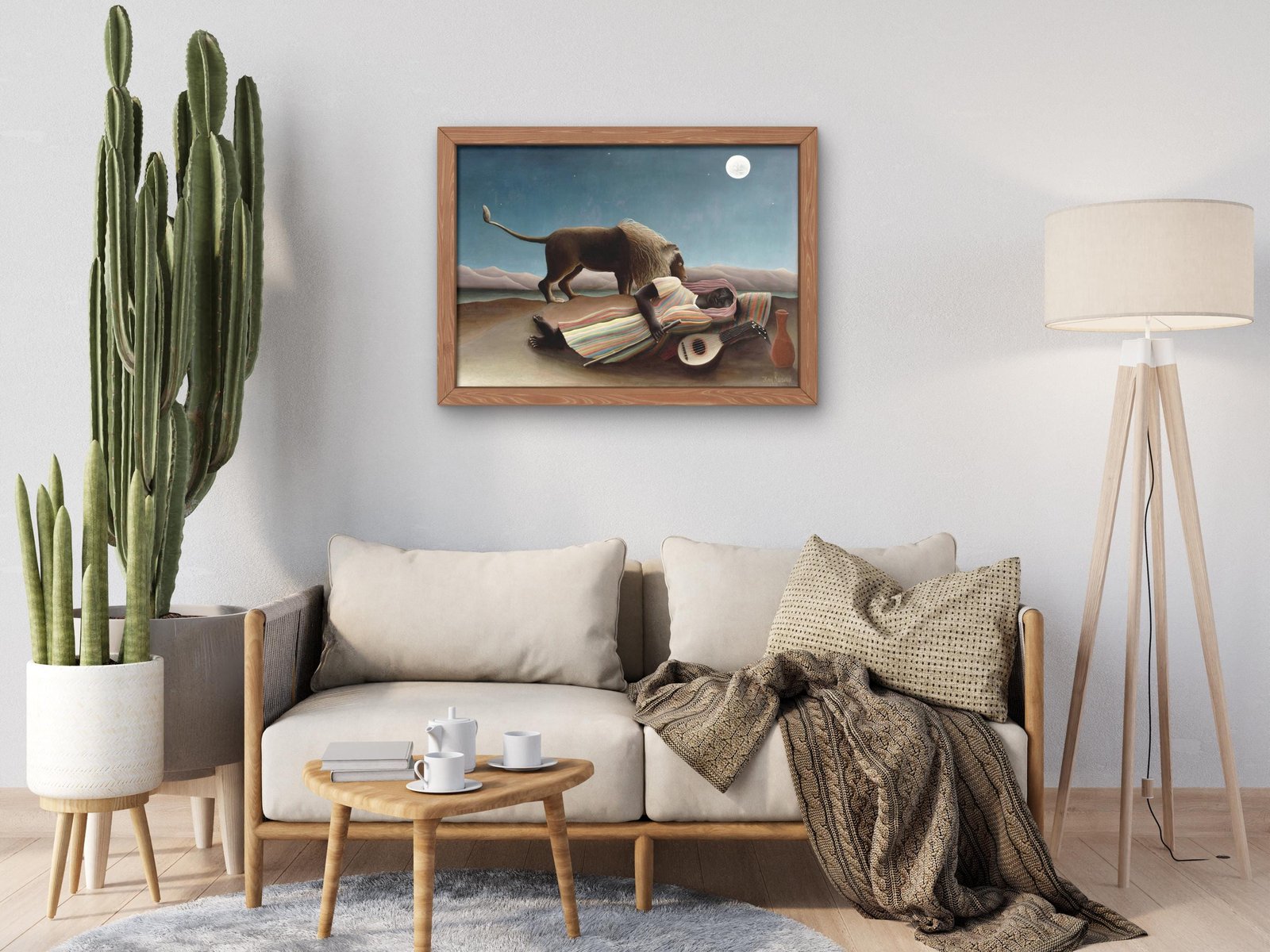 La Bohémienne endormie by Henri Rousseau, 1897, Post-Impressionism, fine art print