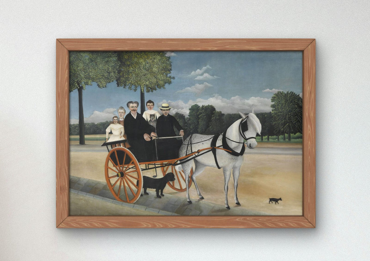 La Carriole du père Junier by Henri Rousseau, 1908, Post-Impressionism, fine art print