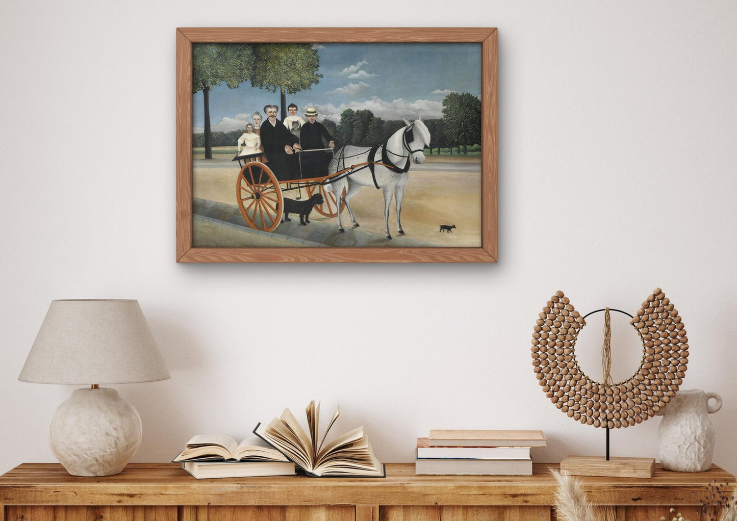 La Carriole du père Junier by Henri Rousseau, 1908, Post-Impressionism, fine art print