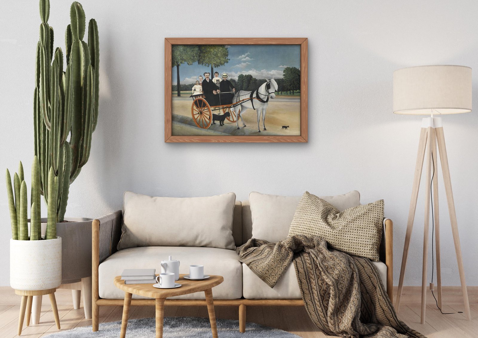 La Carriole du père Junier by Henri Rousseau, 1908, Post-Impressionism, fine art print