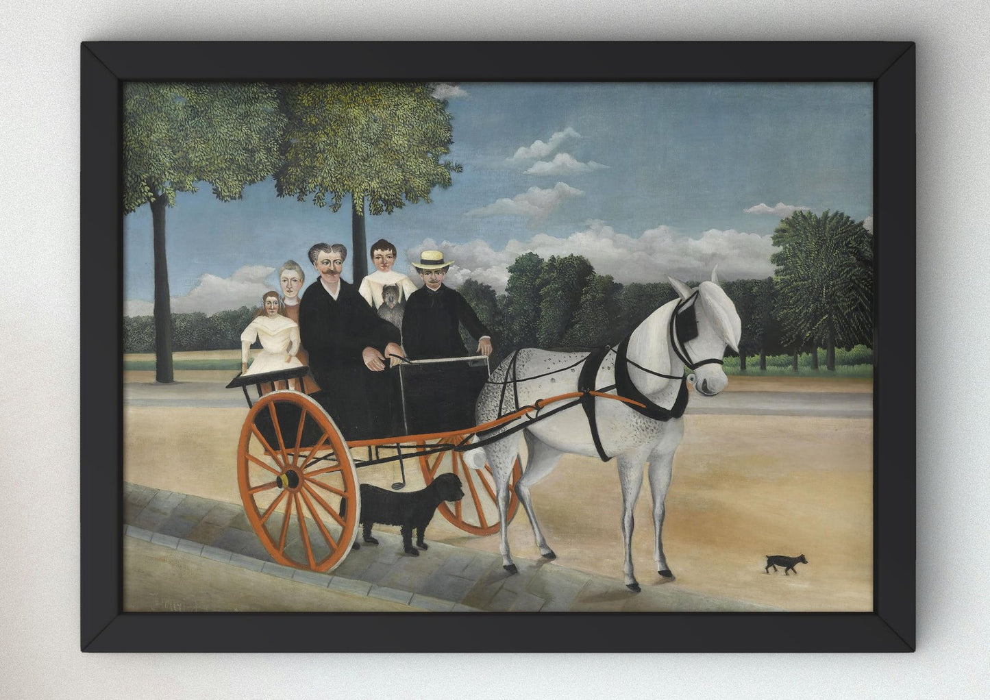 La Carriole du père Junier by Henri Rousseau, 1908, Post-Impressionism, fine art print