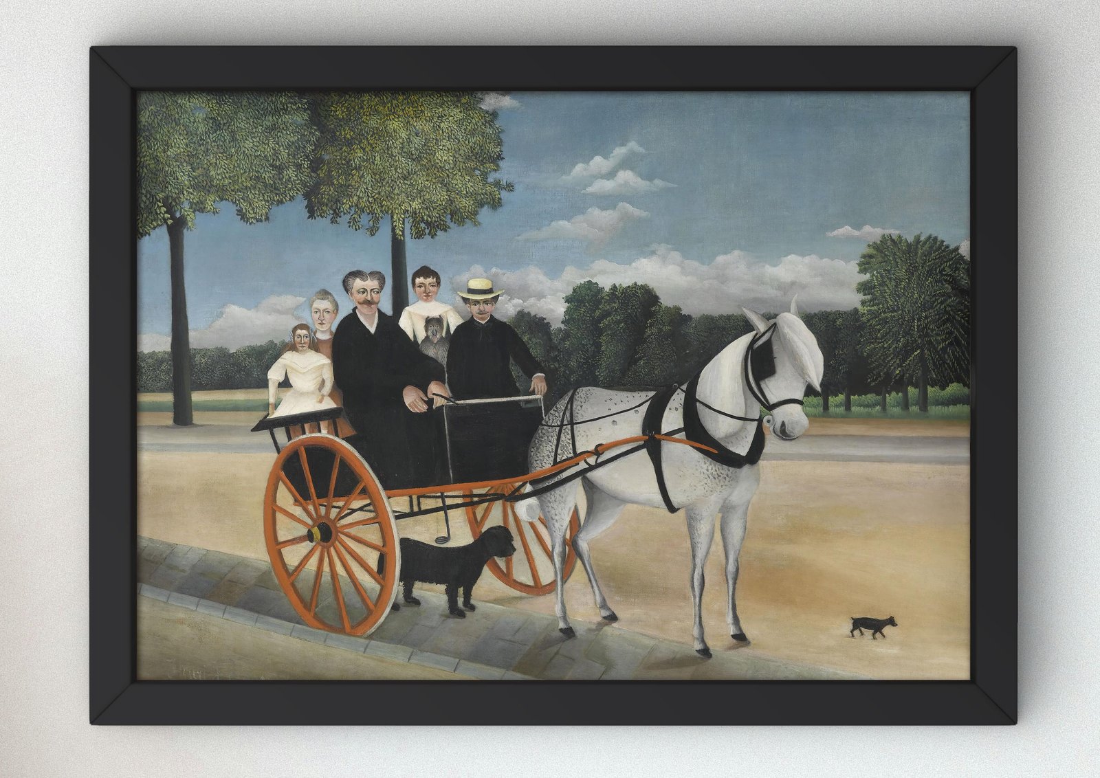 La Carriole du père Junier by Henri Rousseau, 1908, Post-Impressionism, fine art print