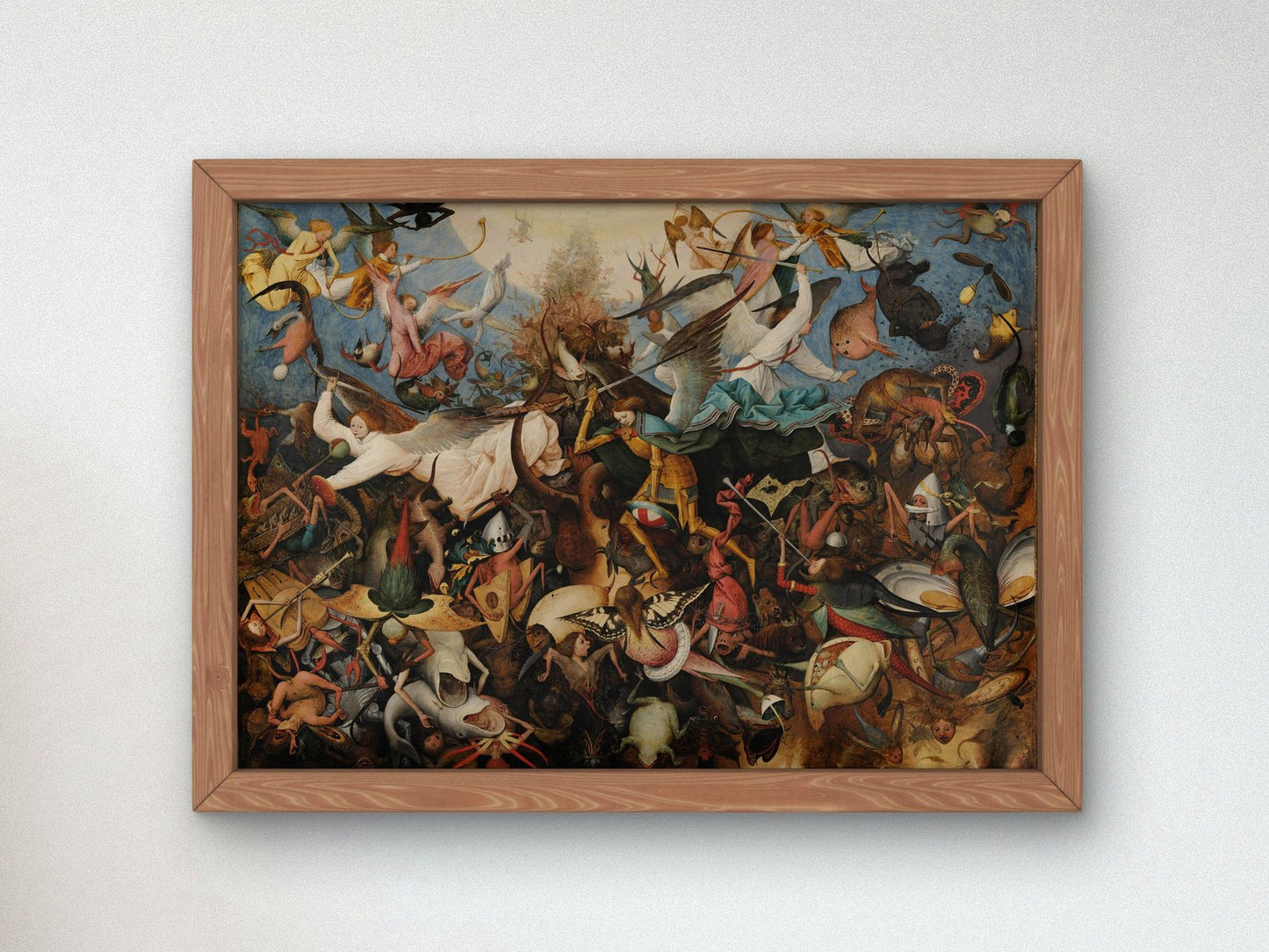La Chute des anges rebelles by Pieter Bruegel the Elder, 1562, Baroque and Chiaroscuro, fine art print