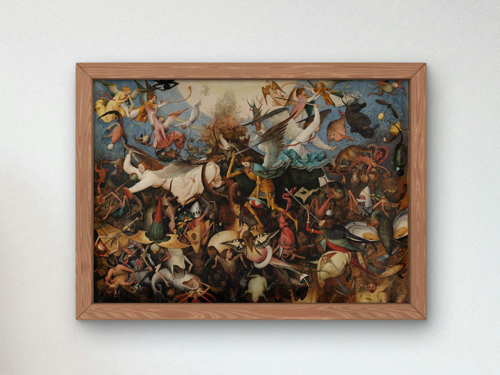 La Chute des anges rebelles by Pieter Bruegel the Elder, 1562, Baroque and Chiaroscuro, fine art print