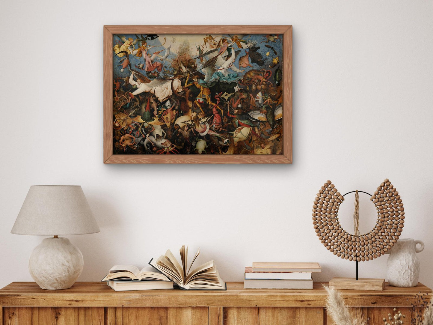 La Chute des anges rebelles by Pieter Bruegel the Elder, 1562, Baroque and Chiaroscuro, fine art print