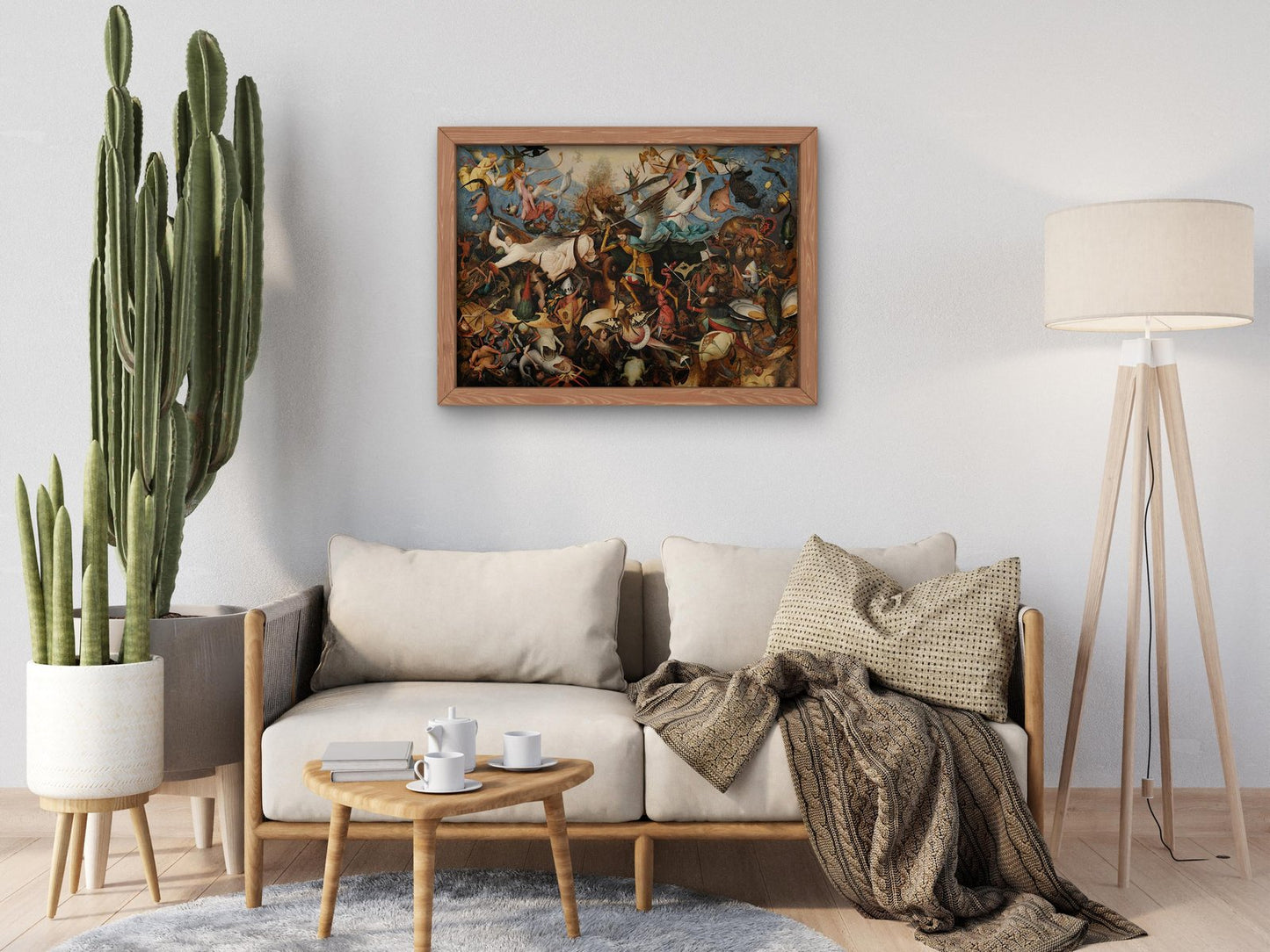La Chute des anges rebelles by Pieter Bruegel the Elder, 1562, Baroque and Chiaroscuro, fine art print