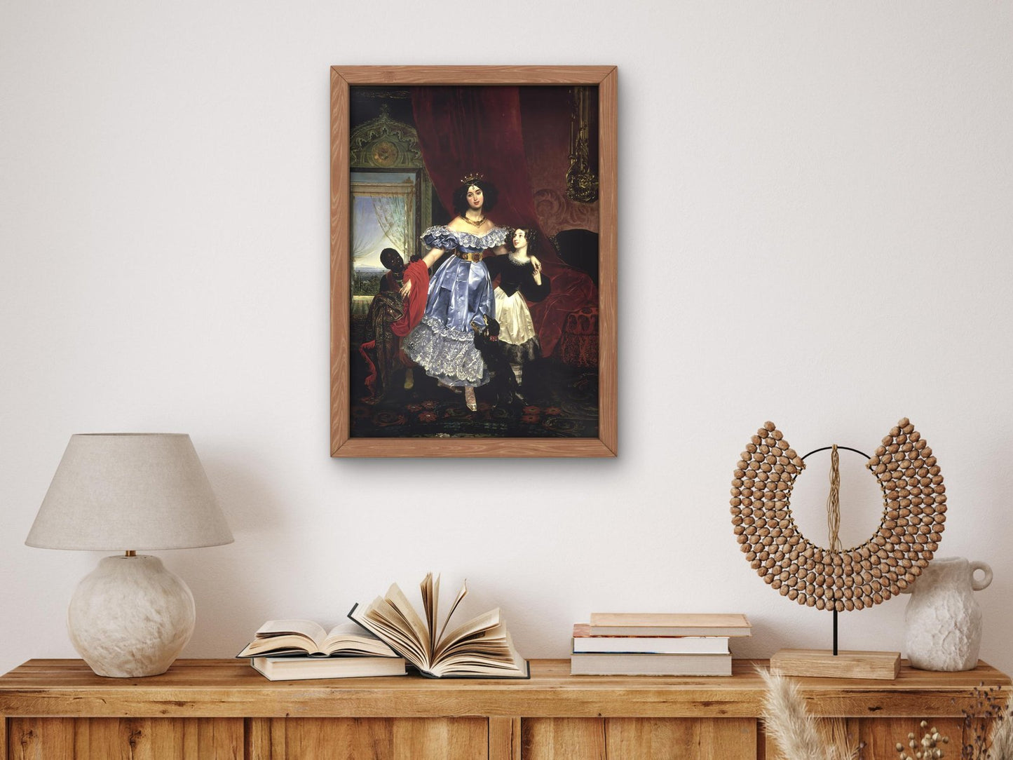 Countess Samoilova with Giovanina Pacini by Karl Briullov, 1832, Romanticism, fine art print