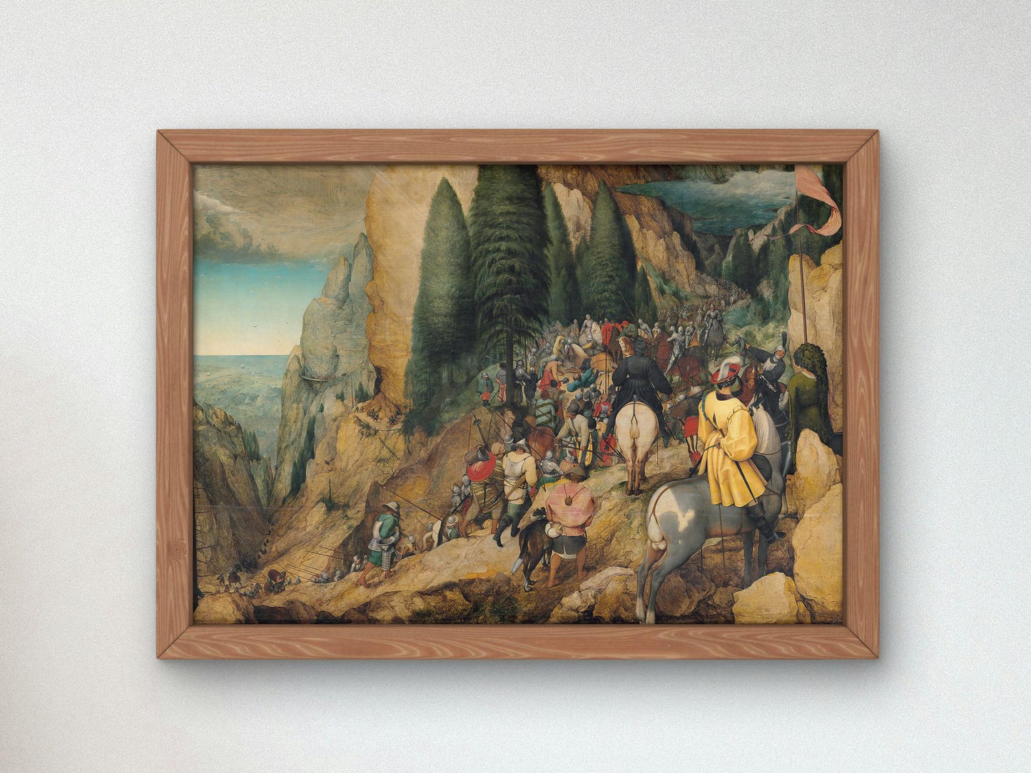 Conversion of Saint Paul by Pieter Bruegel the Elder, 1567, Baroque and Chiaroscuro, fine art print
