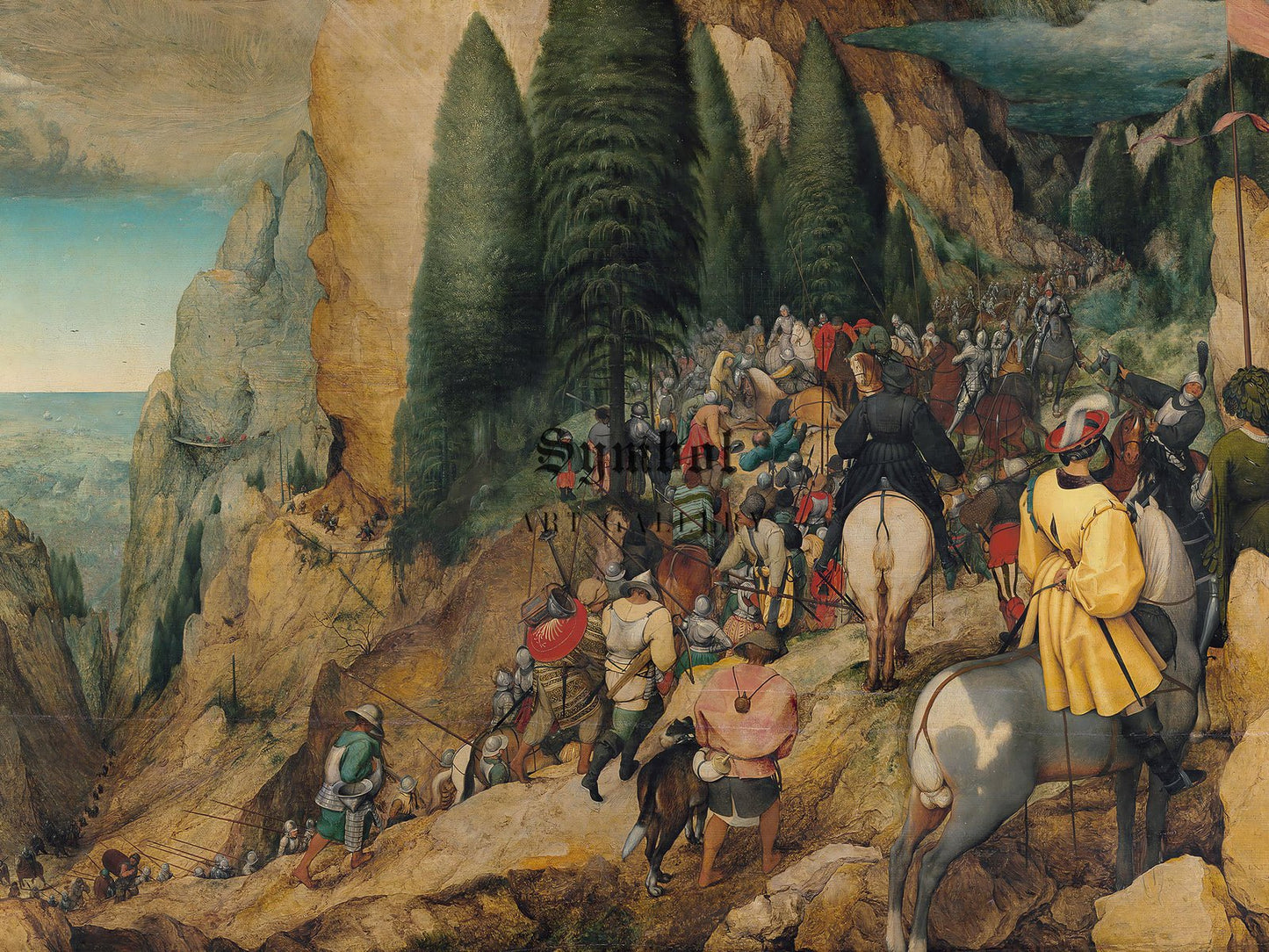 Conversion of Saint Paul by Pieter Bruegel the Elder, 1567, Baroque and Chiaroscuro, fine art print