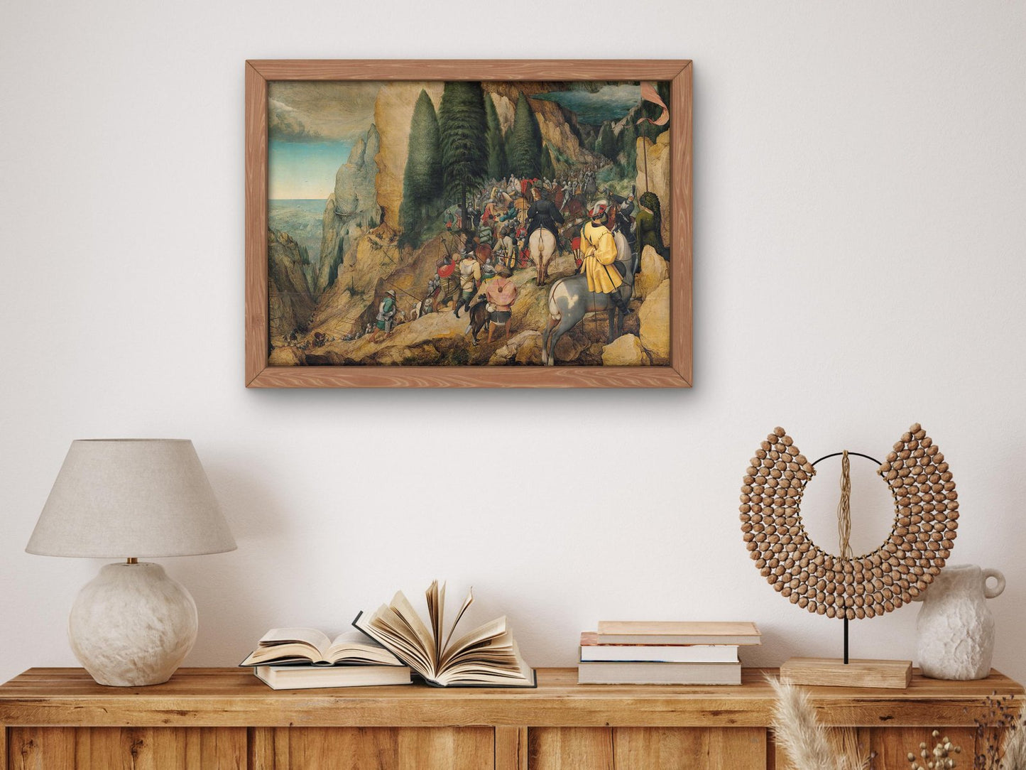 Conversion of Saint Paul by Pieter Bruegel the Elder, 1567, Baroque and Chiaroscuro, fine art print