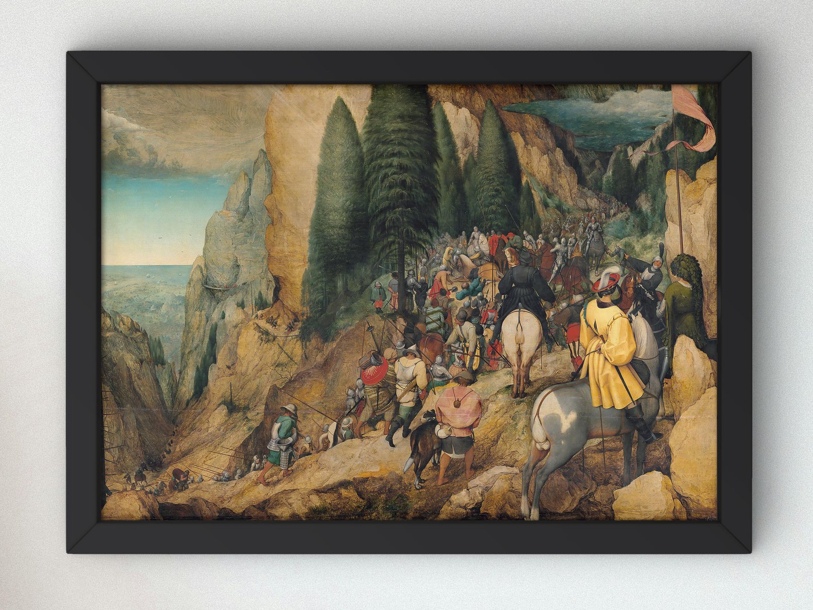 Conversion of Saint Paul by Pieter Bruegel the Elder, 1567, Baroque and Chiaroscuro, fine art print