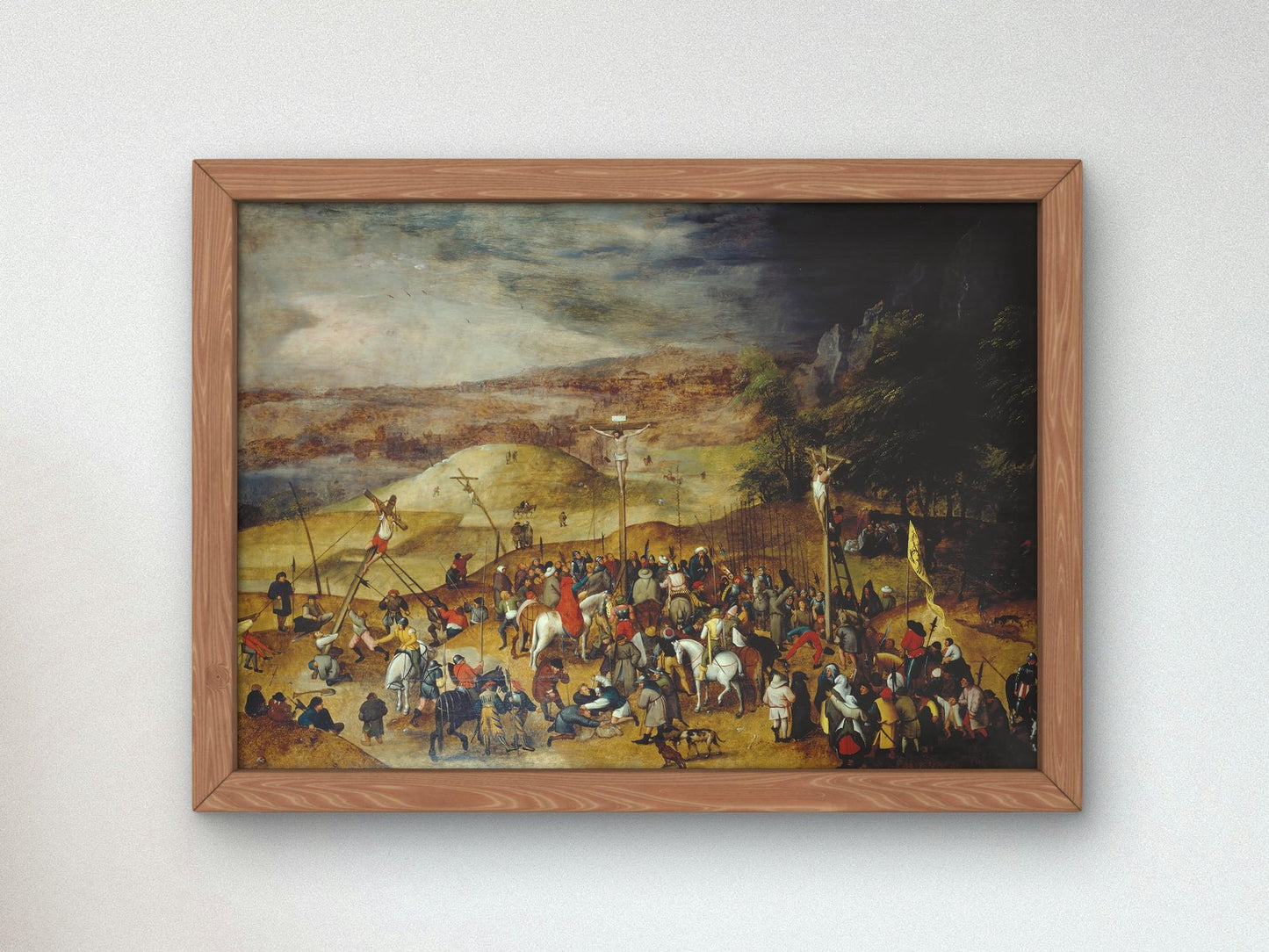 La Crucifixion by Pieter Bruegel the Younger, 1610, Baroque and Chiaroscuro, fine art print