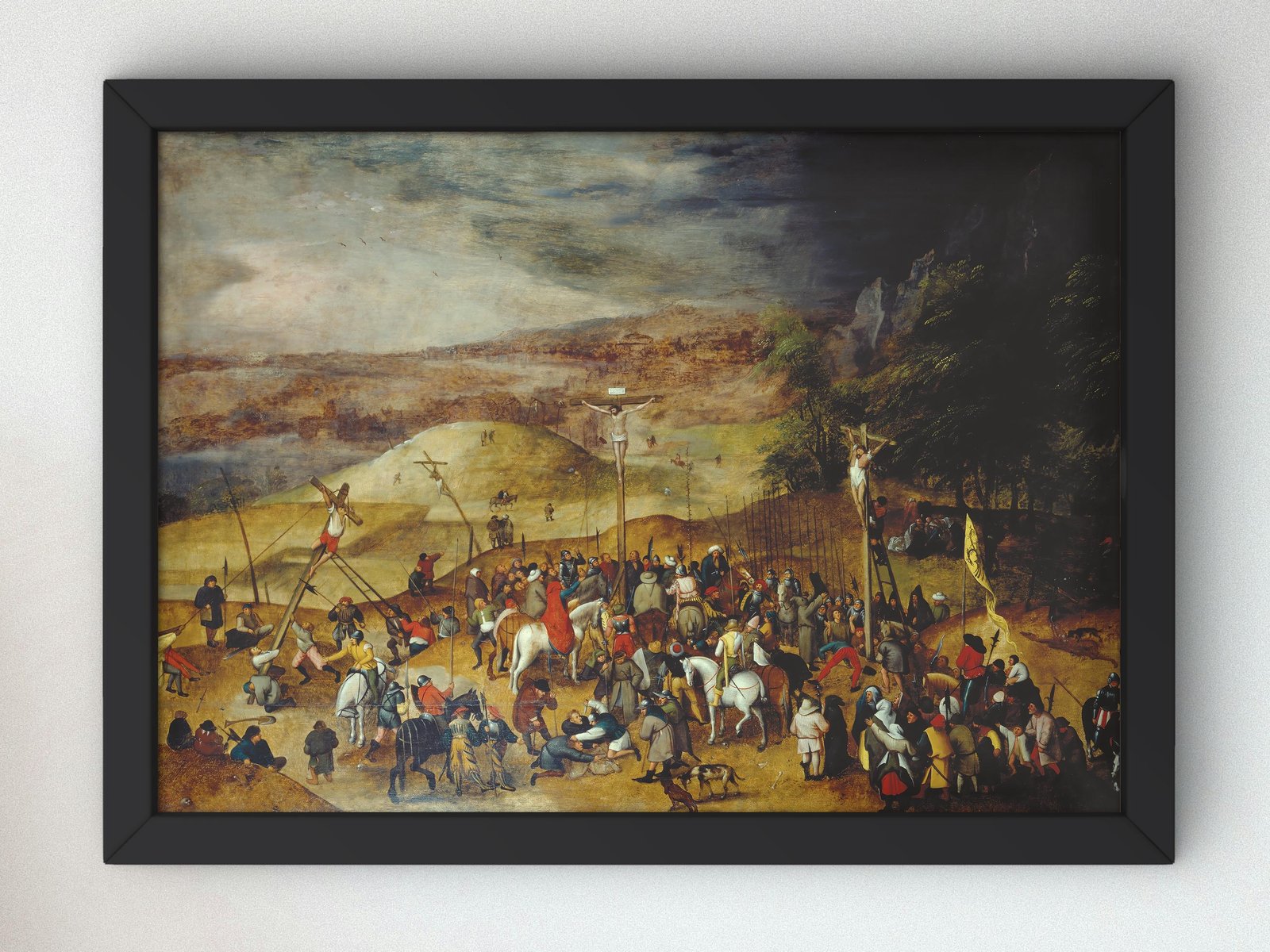 La Crucifixion by Pieter Bruegel the Younger, 1610, Baroque and Chiaroscuro, fine art print