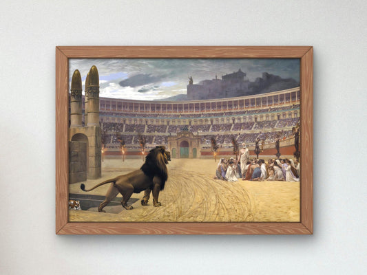 La Dernière Prière des martyrs chrétiens by Jean-Léon Gérôme, 1883, Realism and Naturalism, fine art print