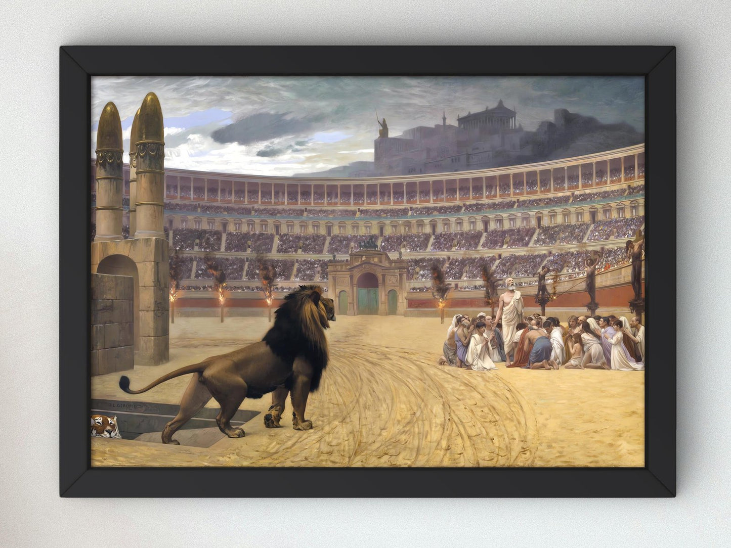 La Dernière Prière des martyrs chrétiens by Jean-Léon Gérôme, 1883, Realism and Naturalism, fine art print