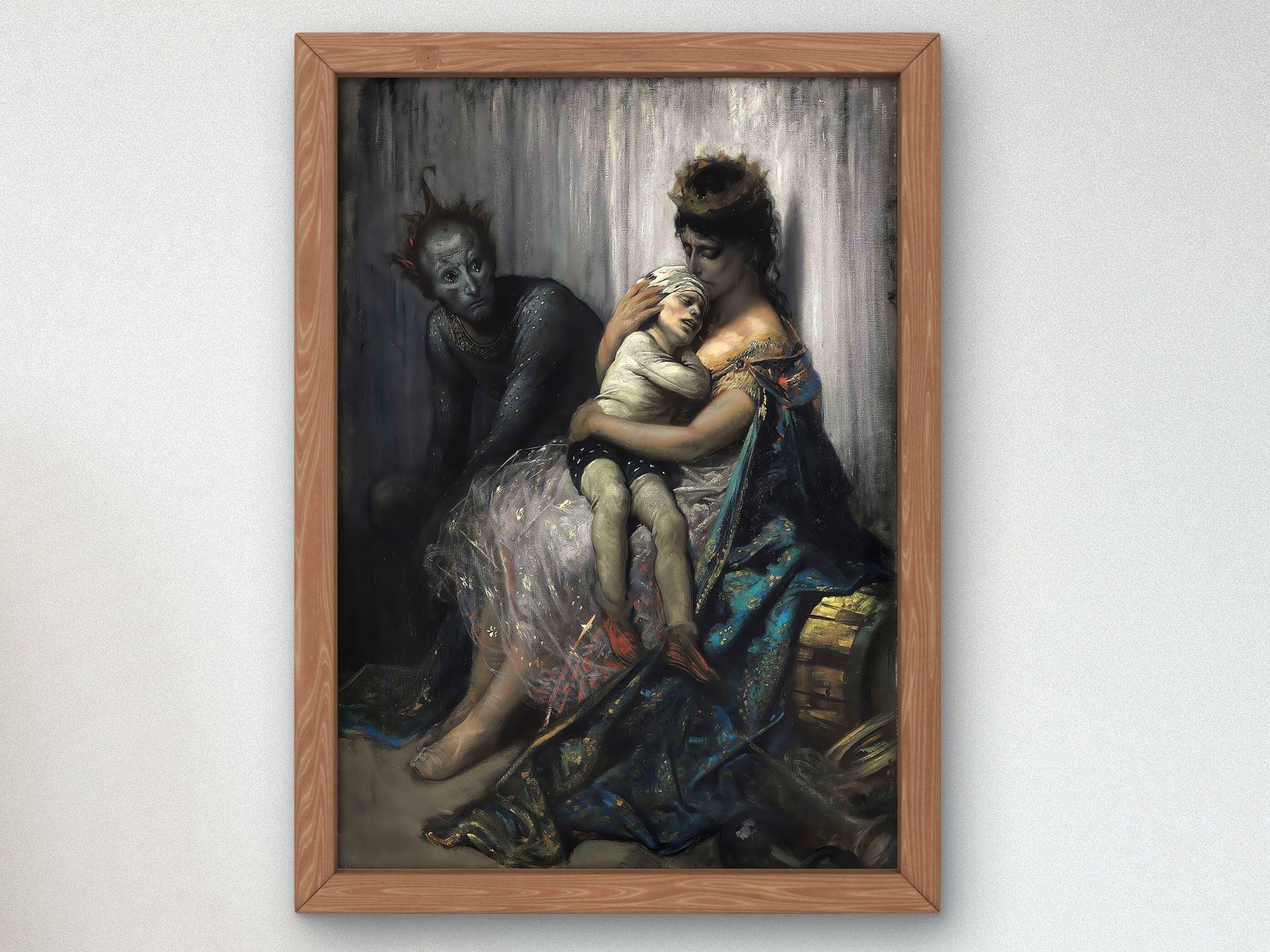 La Famille du Saltimbanque by Gustave Doré, 1874, Romanticism and Classical Landscapes, fine art print