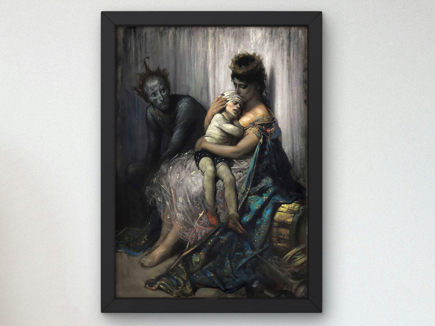 La Famille du Saltimbanque by Gustave Doré, 1874, Romanticism and Classical Landscapes, fine art print