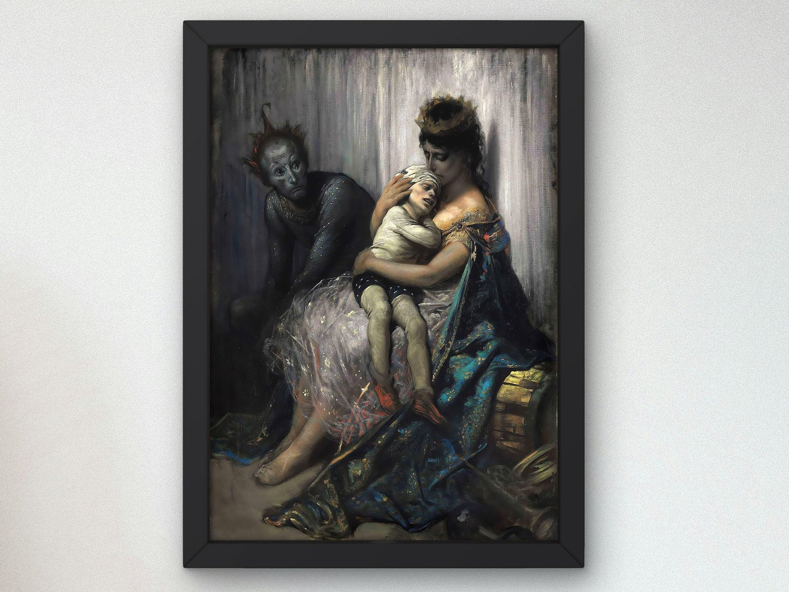 La Famille du Saltimbanque by Gustave Doré, 1874, Romanticism and Classical Landscapes, fine art print