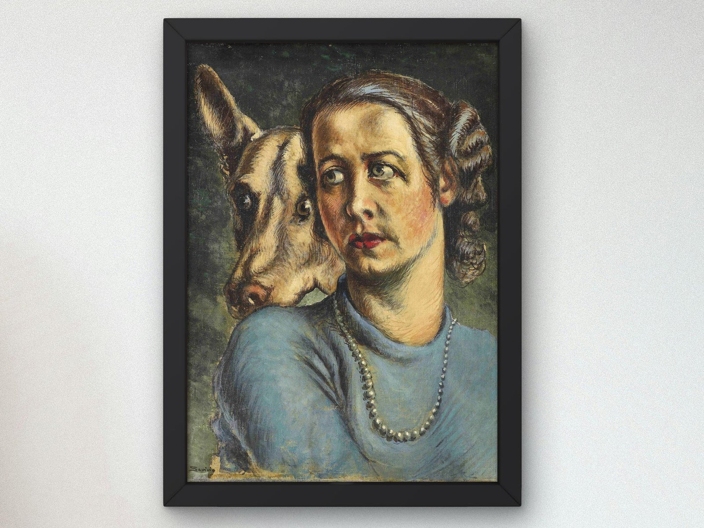 La fedeltà by Alberto Savinio, 1952, Surrealism and Modern Art, fine art print