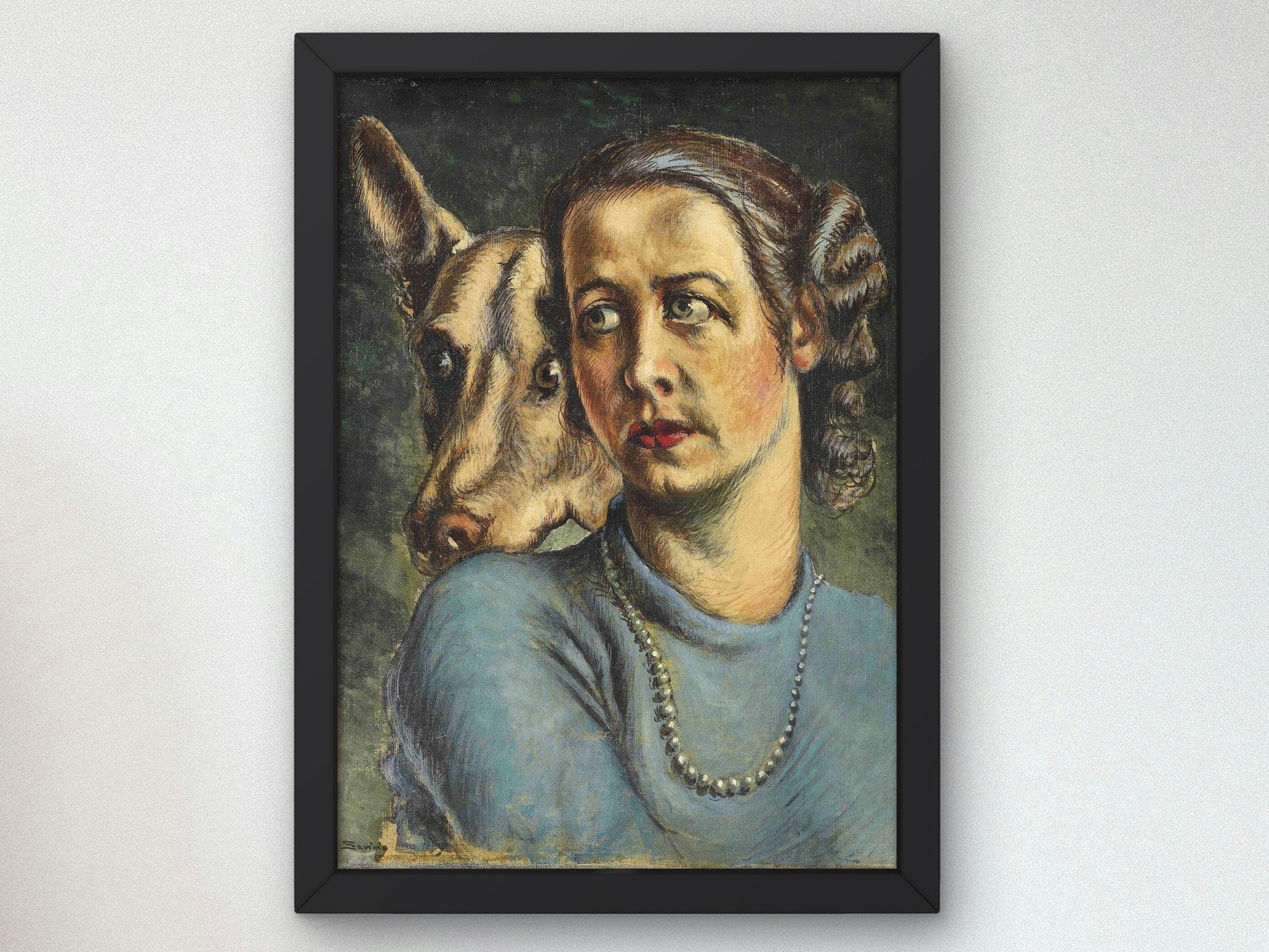 La fedeltà by Alberto Savinio, 1952, Surrealism and Modern Art, fine art print