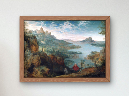 La Fuite en Égypte by Pieter Bruegel the Elder, 1563, Renaissance, fine art print