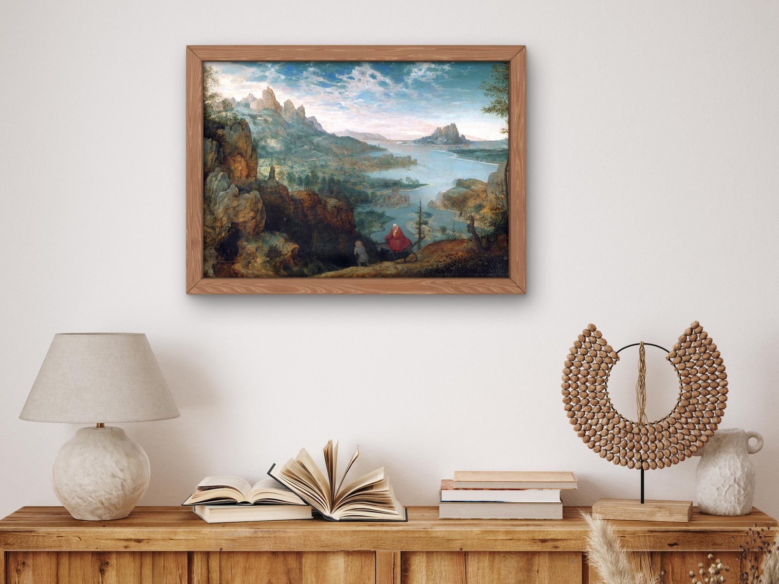 La Fuite en Égypte by Pieter Bruegel the Elder, 1563, Renaissance, fine art print