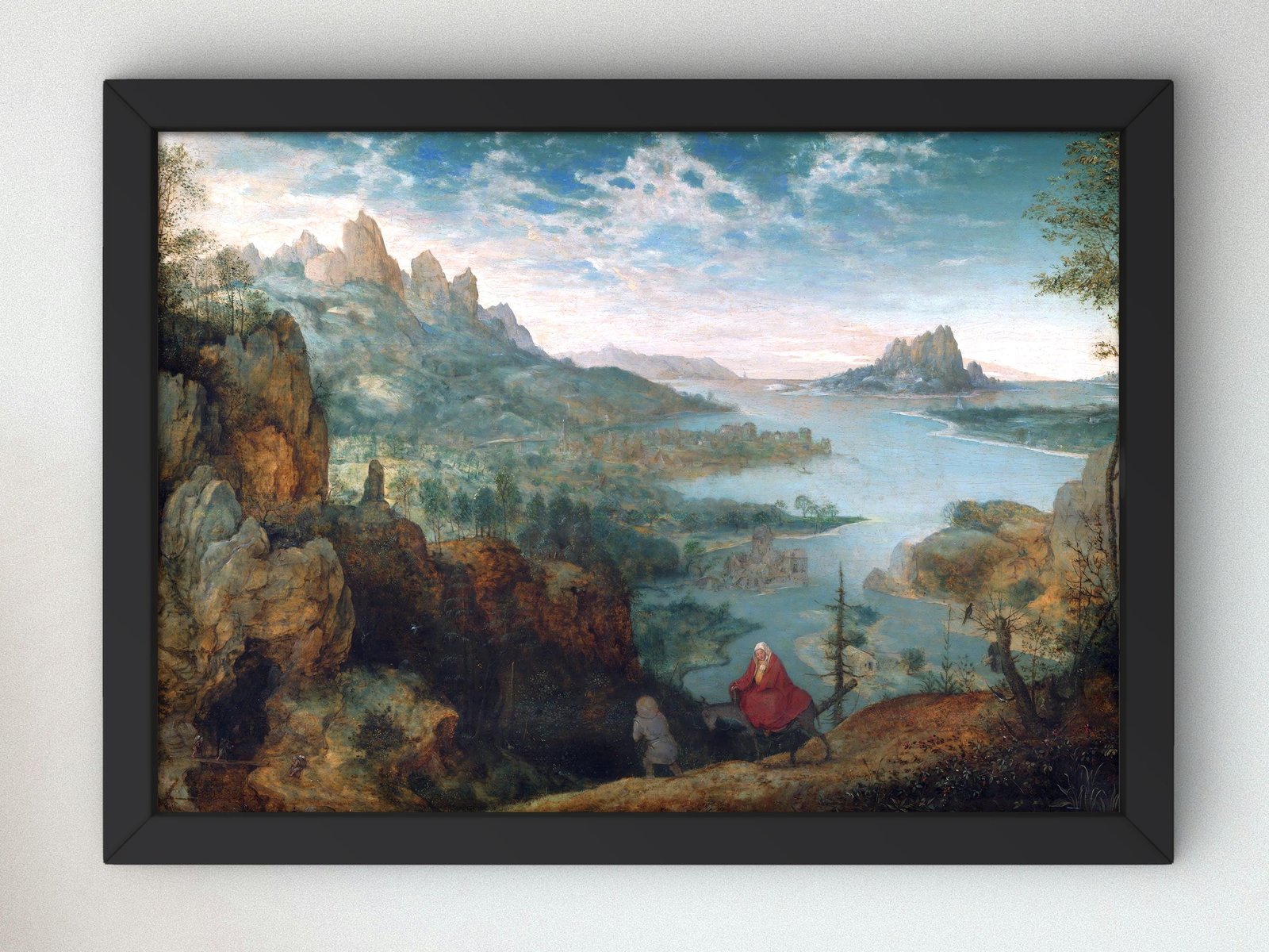 La Fuite en Égypte by Pieter Bruegel the Elder, 1563, Renaissance, fine art print