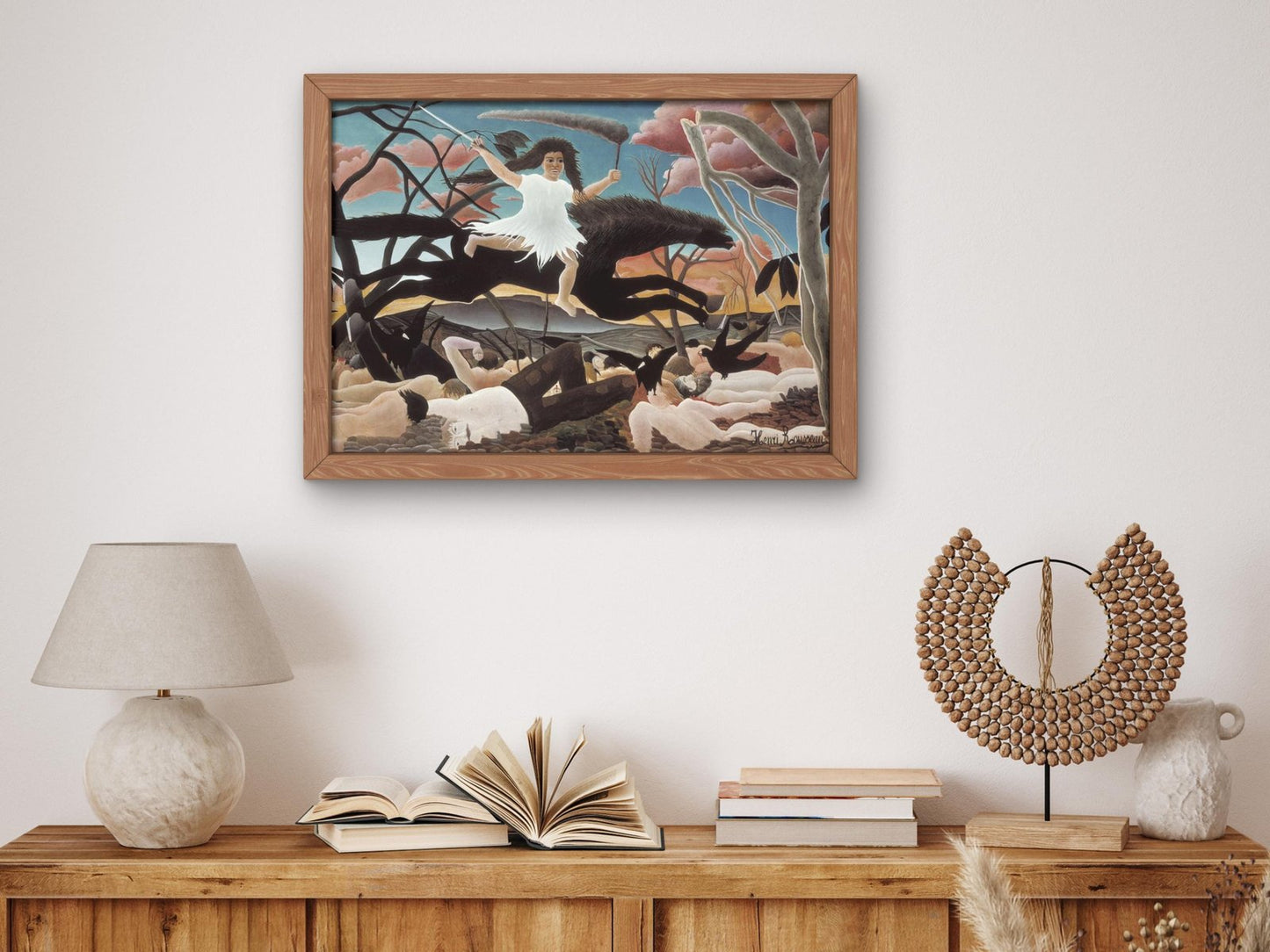La Guerre by Henri Rousseau, 1894, Post-Impressionism, fine art print