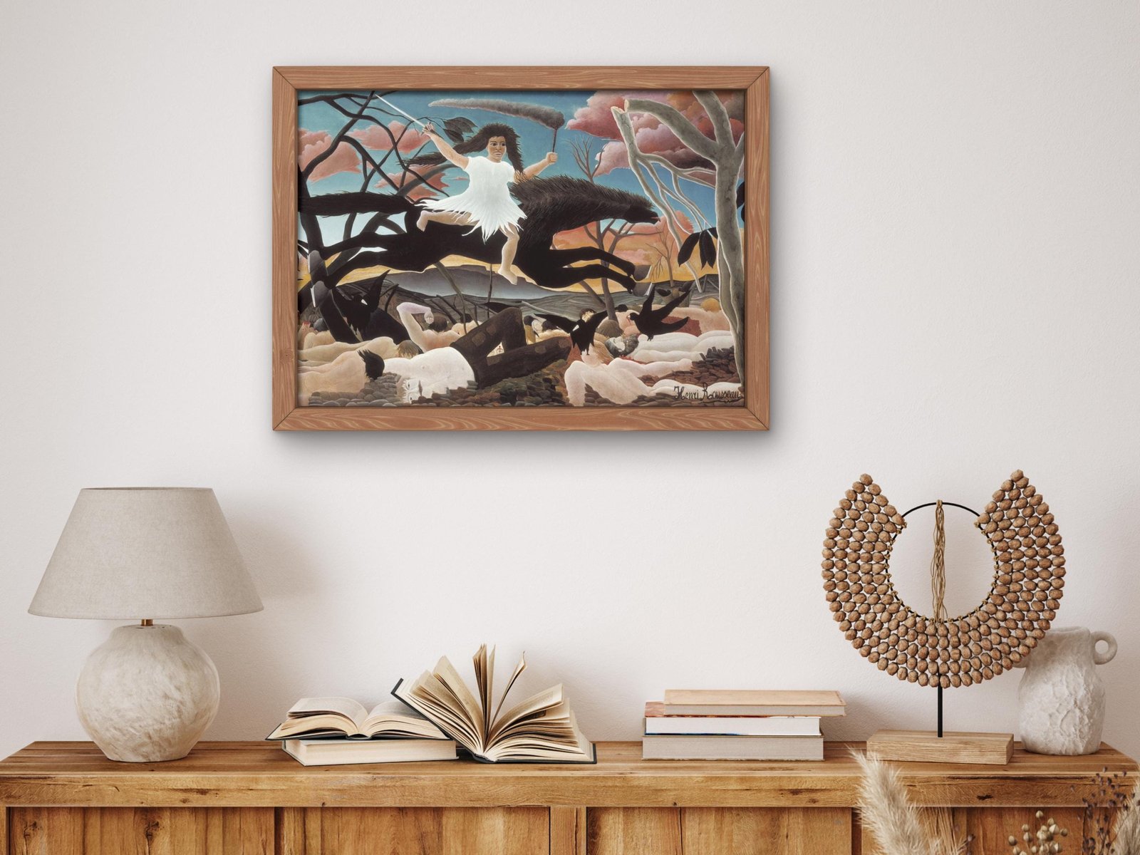 La Guerre by Henri Rousseau, 1894, Post-Impressionism, fine art print