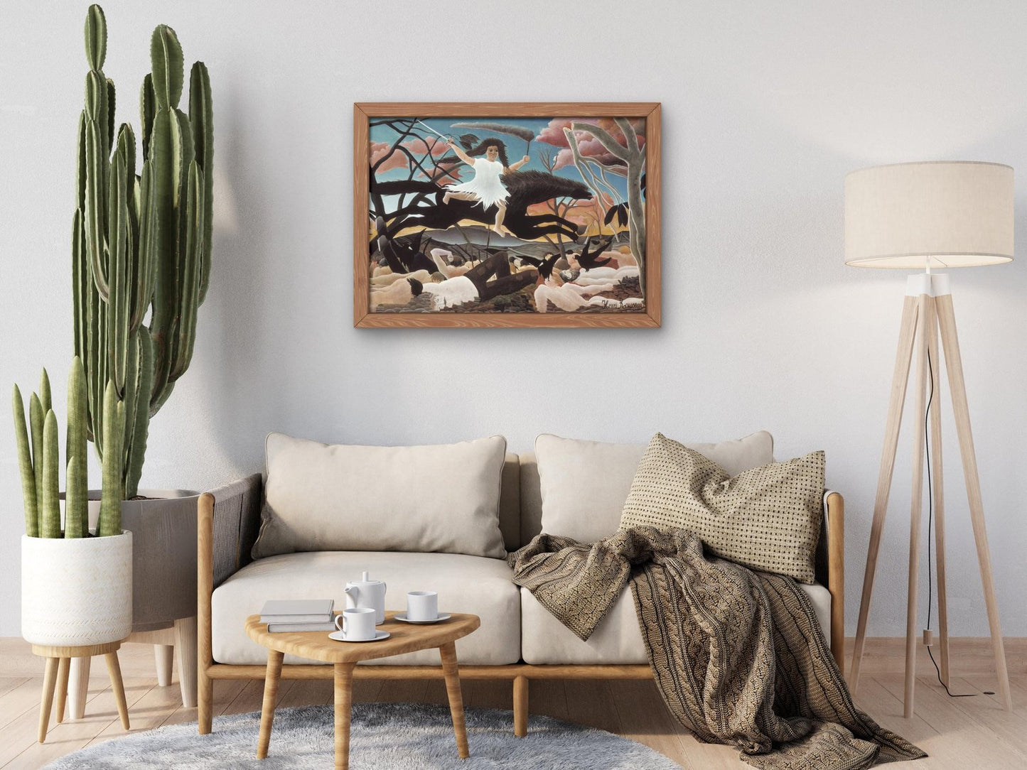 La Guerre by Henri Rousseau, 1894, Post-Impressionism, fine art print