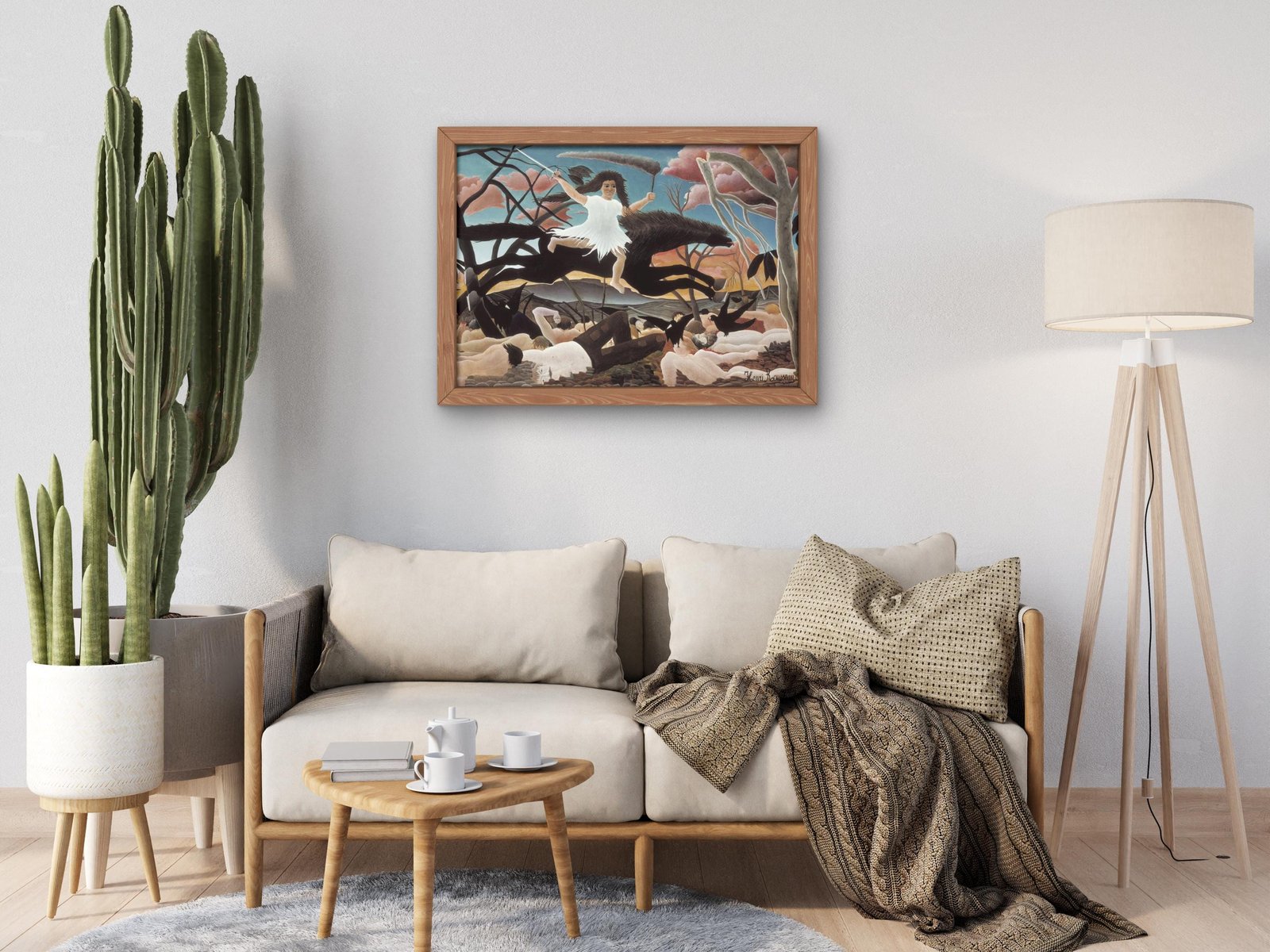 La Guerre by Henri Rousseau, 1894, Post-Impressionism, fine art print