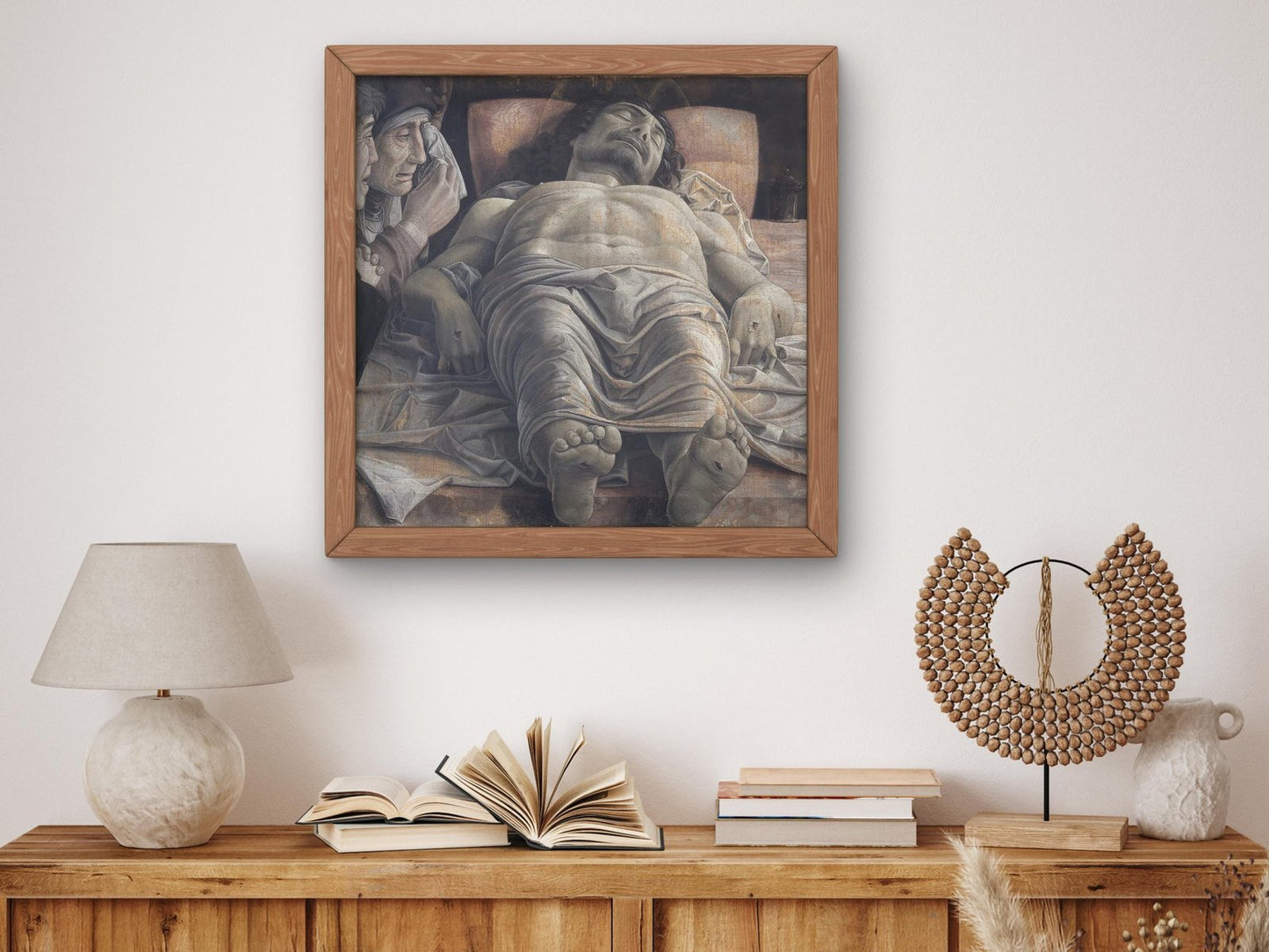 La Lamentation sur le Christ mort by Andrea Mantegna, 1480, Renaissance, fine art print