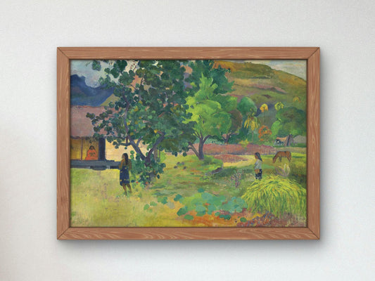 La maison by Paul Gauguin, 1892, Post-Impressionism, fine art print