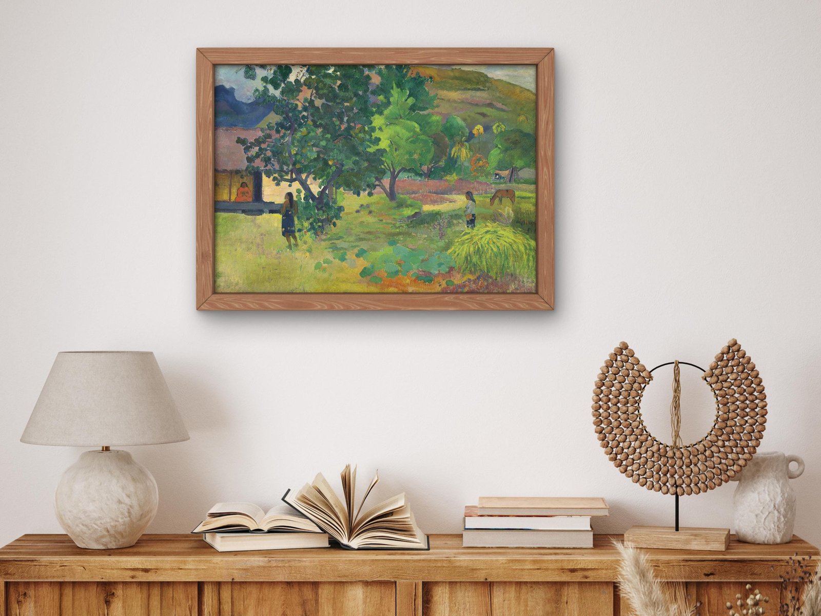 La maison by Paul Gauguin, 1892, Post-Impressionism, fine art print