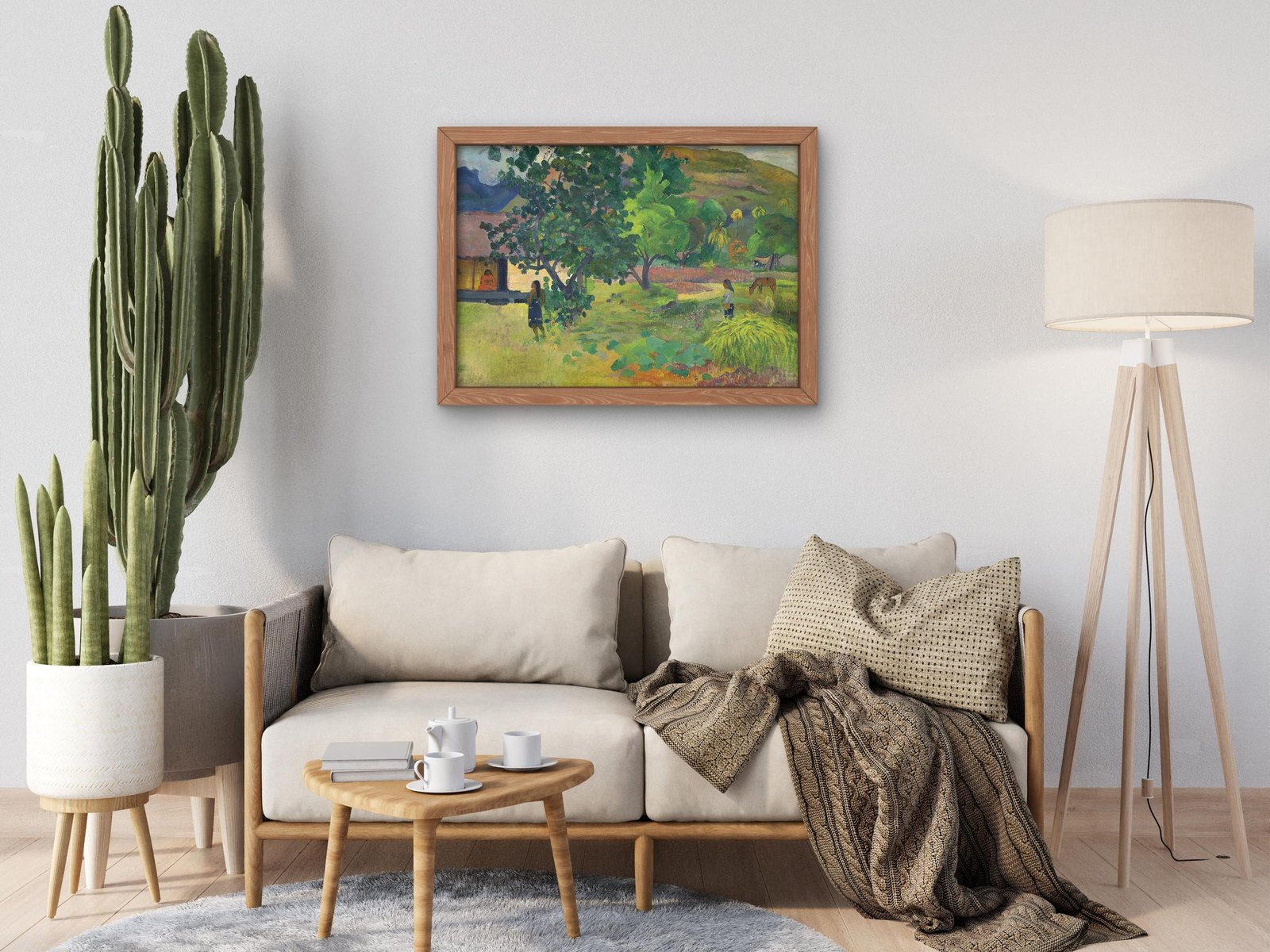 La maison by Paul Gauguin, 1892, Post-Impressionism, fine art print