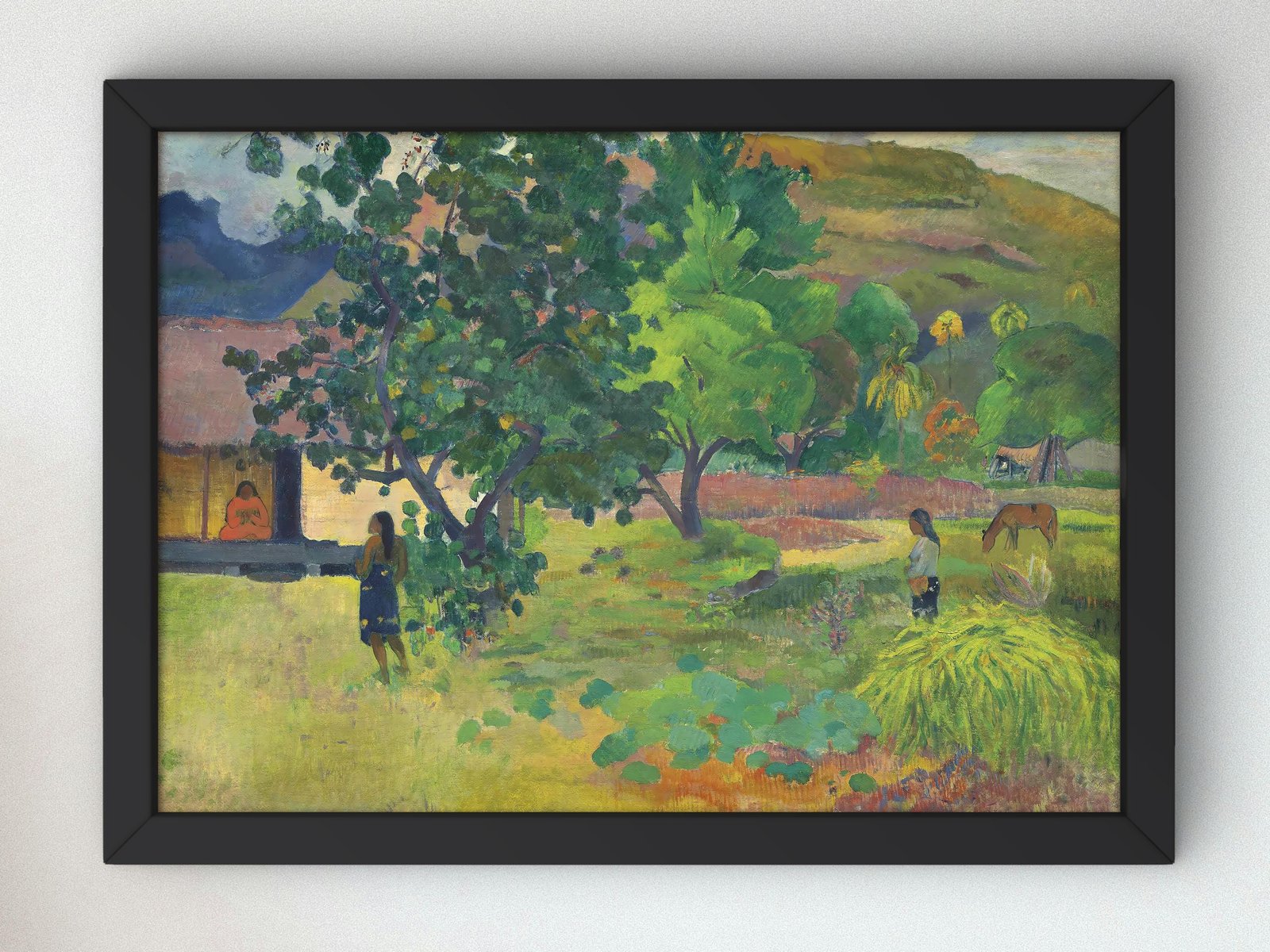 La maison by Paul Gauguin, 1892, Post-Impressionism, fine art print
