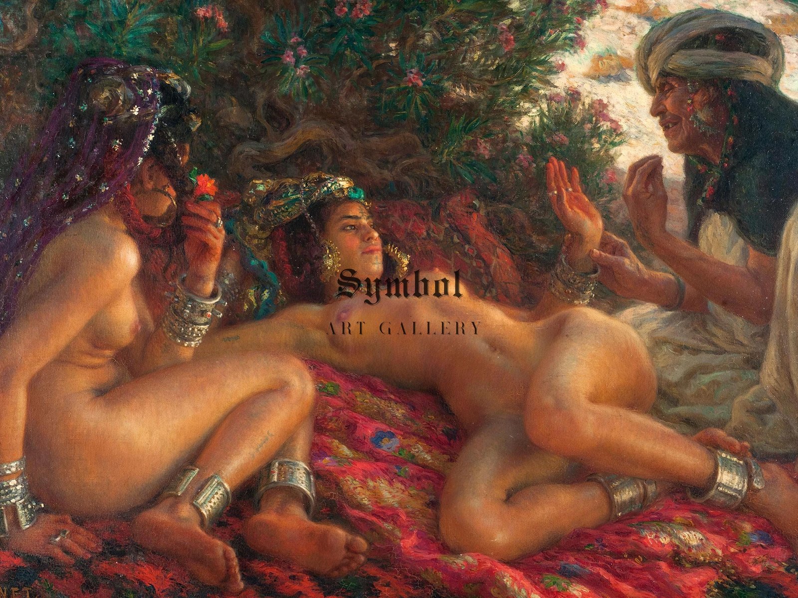 La mensajera de Satanás by Étienne Dinet, 1908, Orientalism and Exoticism, fine art print
