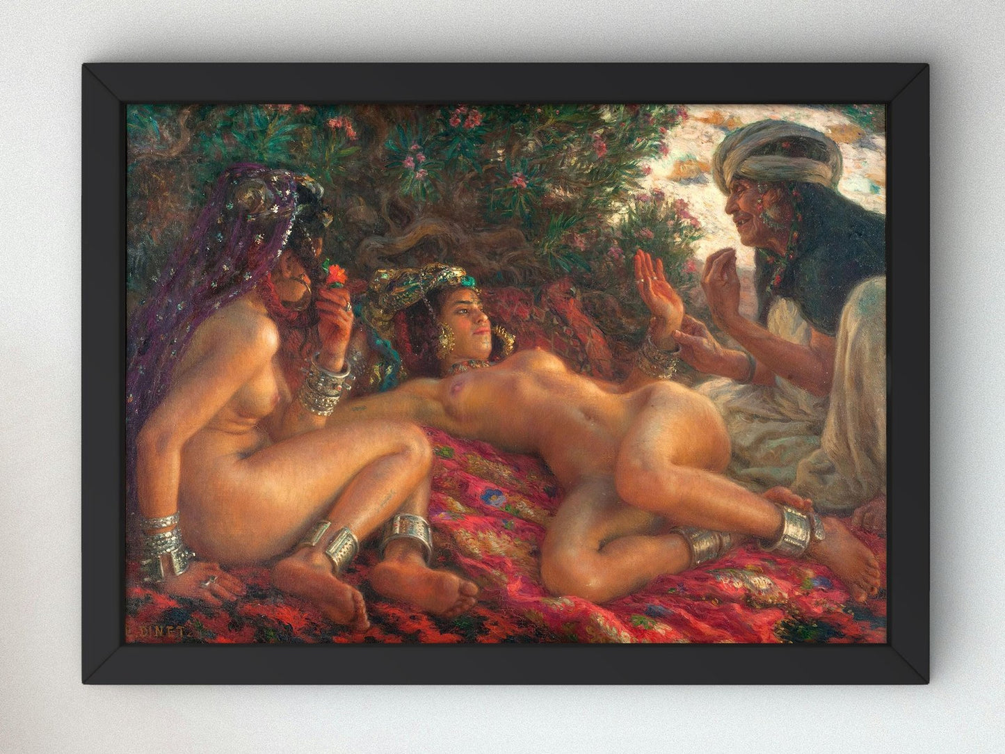 La mensajera de Satanás by Étienne Dinet, 1908, Orientalism and Exoticism, fine art print