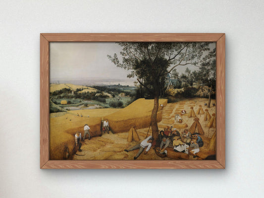 La Moisson by Pieter Bruegel the Elder, 1565, Renaissance, fine art print