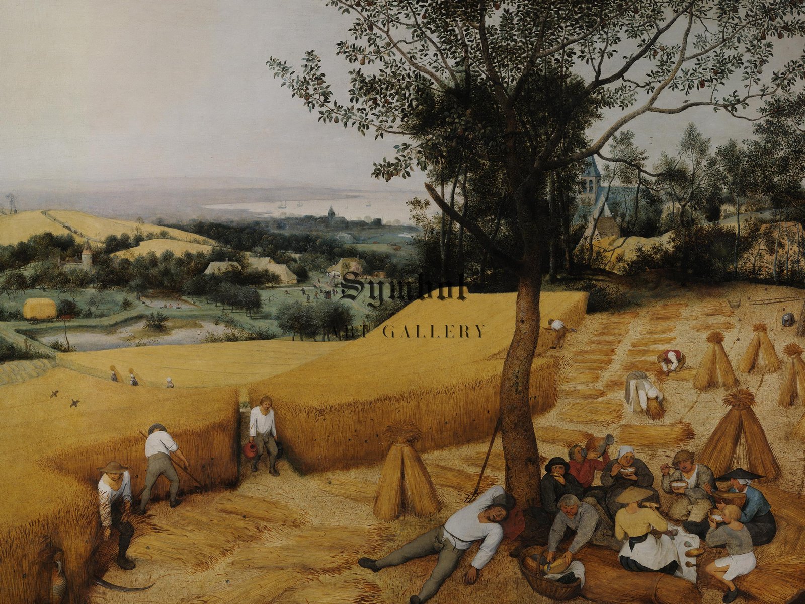 La Moisson by Pieter Bruegel the Elder, 1565, Renaissance, fine art print