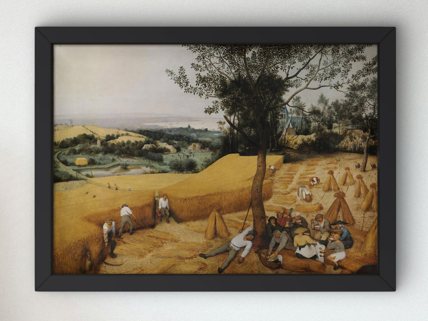 La Moisson by Pieter Bruegel the Elder, 1565, Renaissance, fine art print
