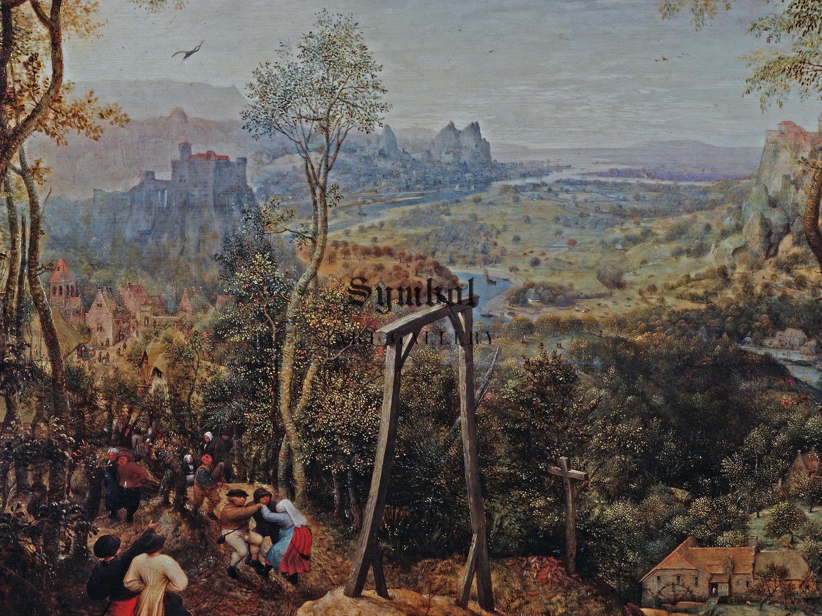 La Pie sur le Gibet by Pieter Bruegel the Elder, 1568, Renaissance, fine art print