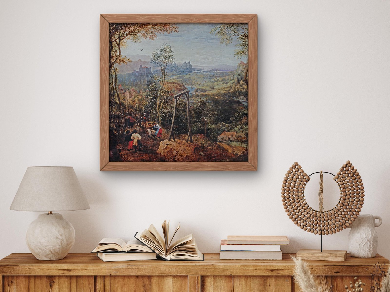 La Pie sur le Gibet by Pieter Bruegel the Elder, 1568, Renaissance, fine art print
