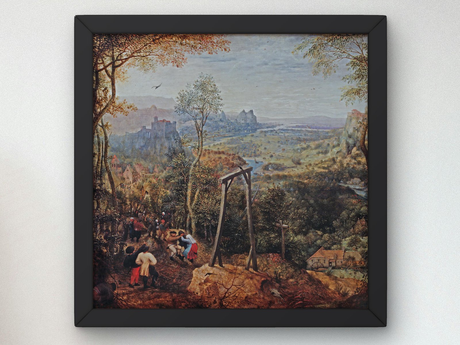 La Pie sur le Gibet by Pieter Bruegel the Elder, 1568, Renaissance, fine art print