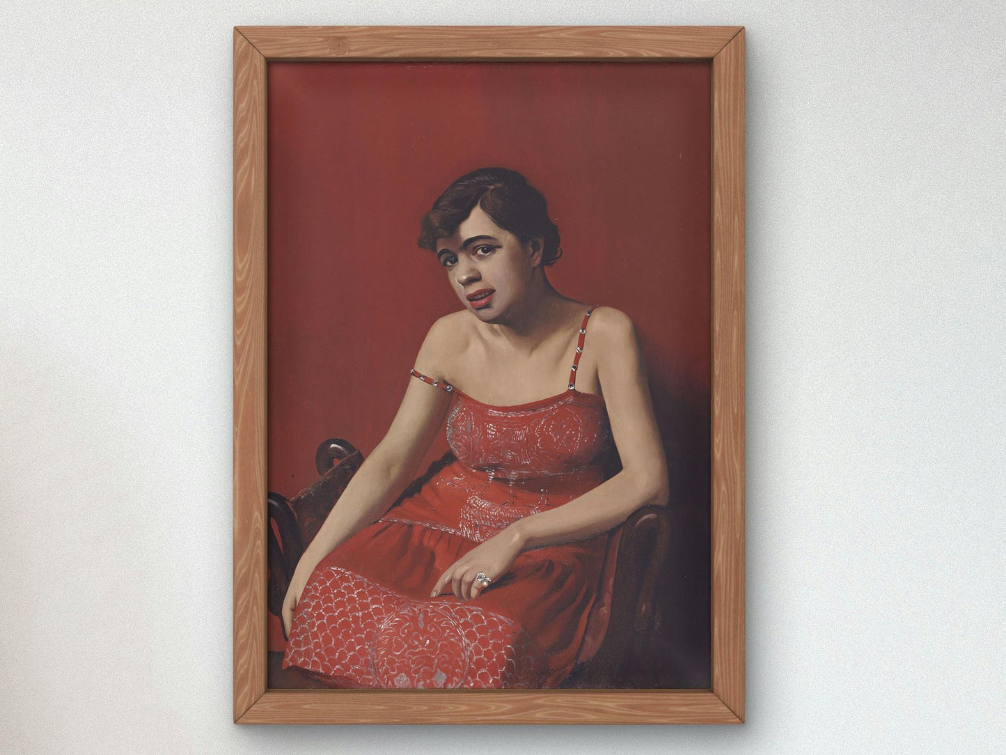 La Roumaine à la robe rouge by Félix Vallotton, 1900, Art Nouveau and Belle Époque, fine art print