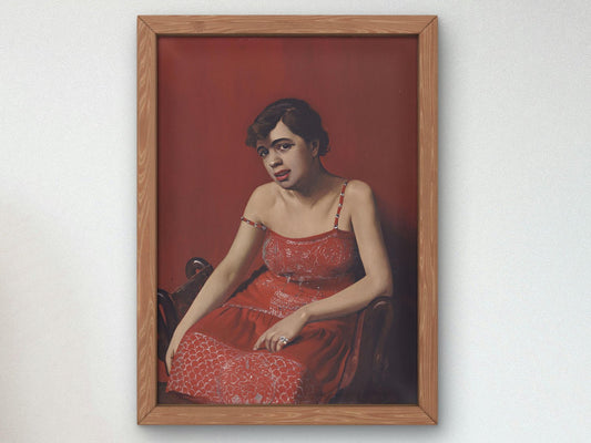 La Roumaine à la robe rouge by Félix Vallotton, 1900, Art Nouveau and Belle Époque, fine art print
