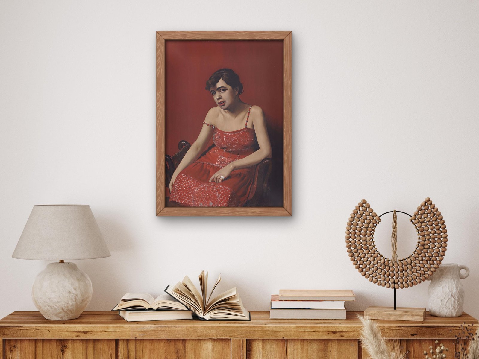 La Roumaine à la robe rouge by Félix Vallotton, 1900, Art Nouveau and Belle Époque, fine art print