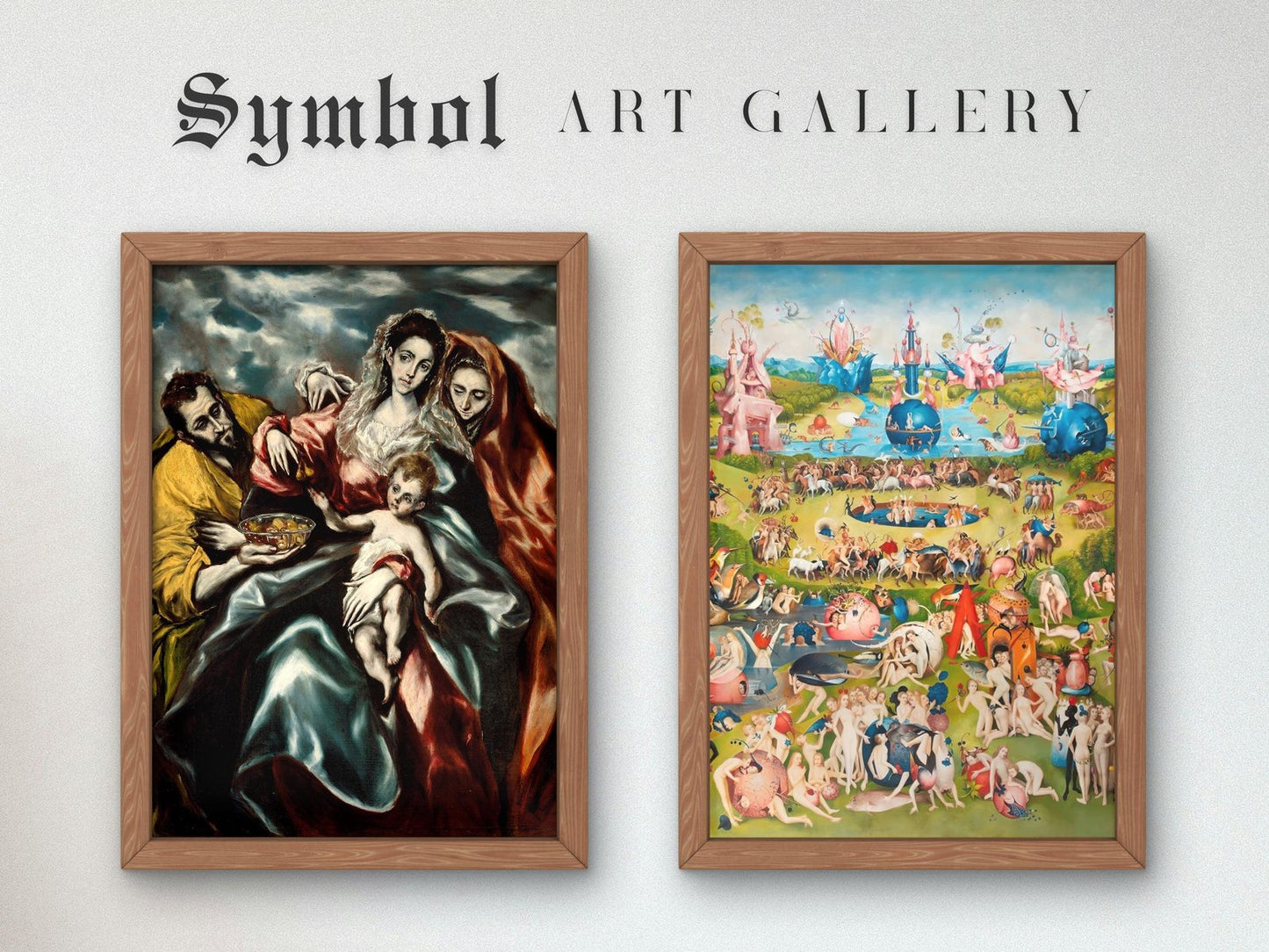 La Sagrada Familia con María Magdalena y plato de frutas by El Greco, 1610, Baroque and Chiaroscuro, fine art print